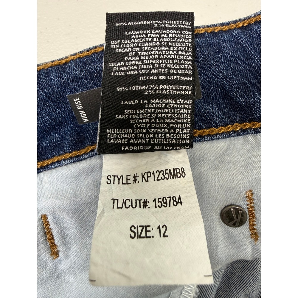 KUT from the Kloth Natalie Bootcut Jeans Womens 12 High Rise Fab Ab Medium Wash - Picture 8 of 9